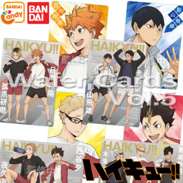 HAIKYU!! Wafer Metallic Plastic Card Vol.5 Candy Toy BANDAI