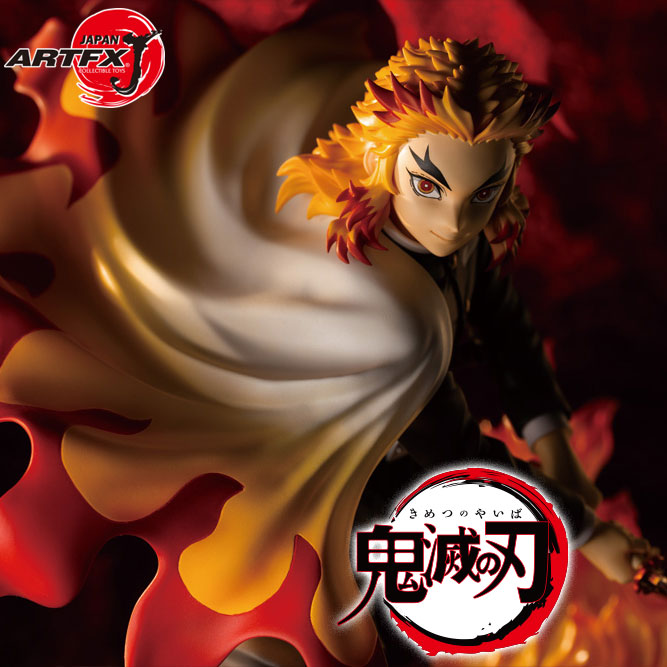 Kyojuro Rengoku The Flame Breathing The Flame Hashira Enbashira 1/8 scale Figure Demon Slayer Kimetsu no Yaiba ARTFX J KOTOBUKIYA