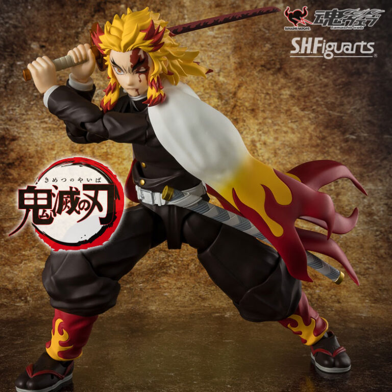 Rengoku Kyojuro S.H.Figuarts Figure Flame Hashira Demon Slayer Kimetsu no Yaiba BANDAI