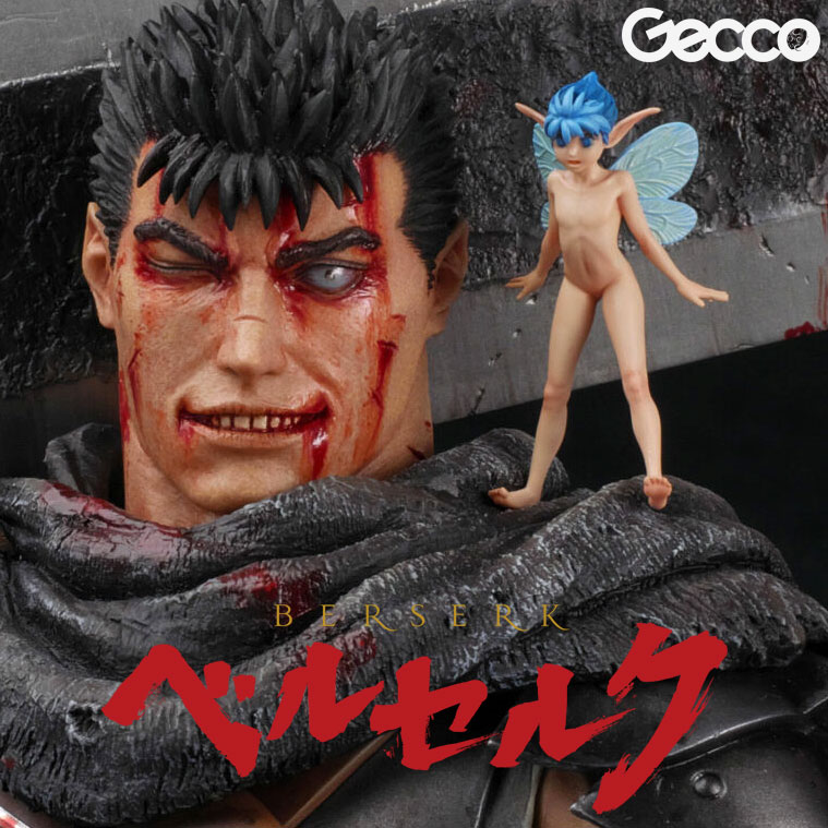 GUTS Black Swordsman 1/6 Scale Figure BERSERK The Lost Children Arc. Statue Redecoration Ver. GECCO