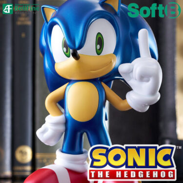 SoftB Half Sonic the Hedgehog Metallic Color Ver. Figure BellFine