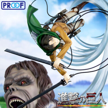 Levi vs The Beast Titan Attack on Titan Figure PROOF