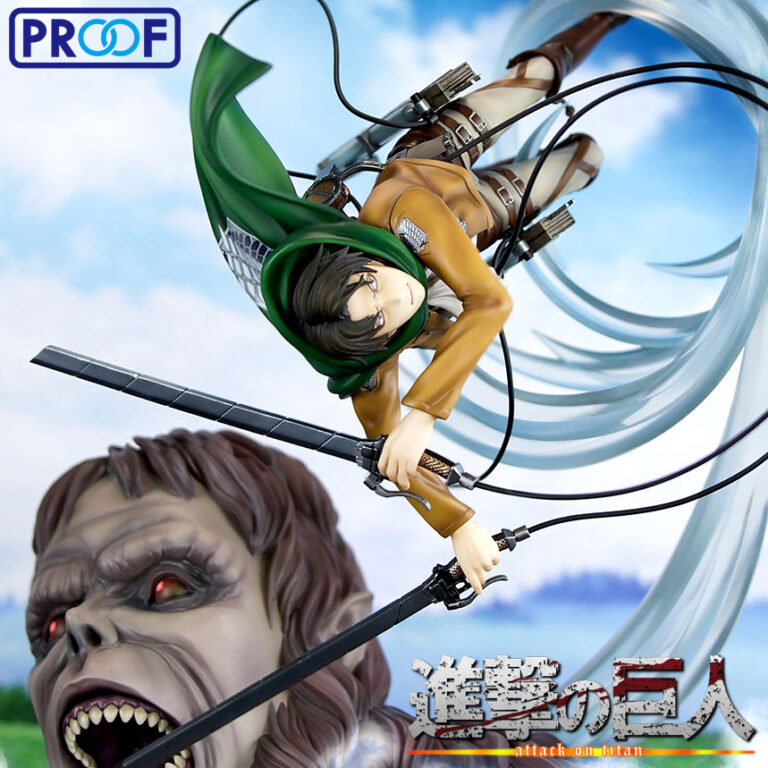 Levi vs The Beast Titan Attack on Titan Figure PROOF