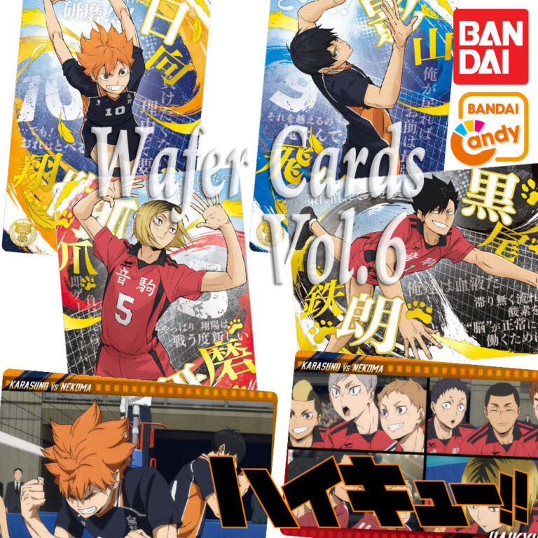 HAIKYU!! Wafer Metallic Plastic Card Vol.6 Candy Toy BANDAI