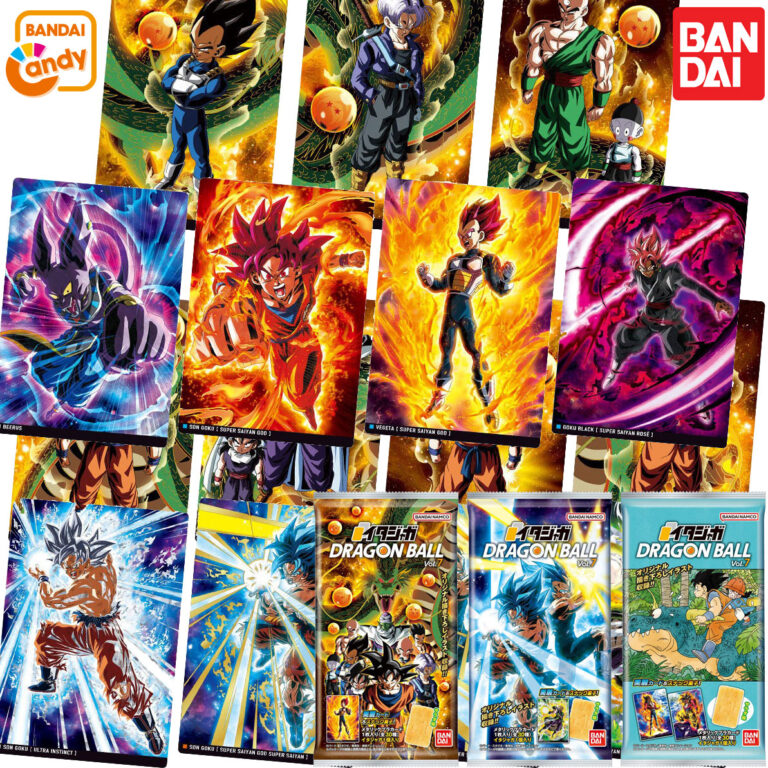 DRAGON BALL Itajaga Plastic Cards Vol.7 Candy Toy BANDAI