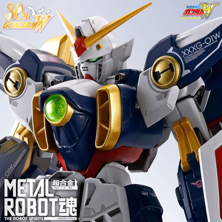 WING GUNDAM XXXG-01W METAL ROBOT SPIRITS CHOGOKIN Figure SIDE MS BANDAI