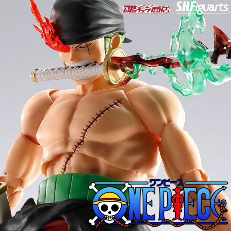 Roronoa Zoro S.H.Figuarts Figure King of Hell Three Sword Style ONE PIECE BANDAI
